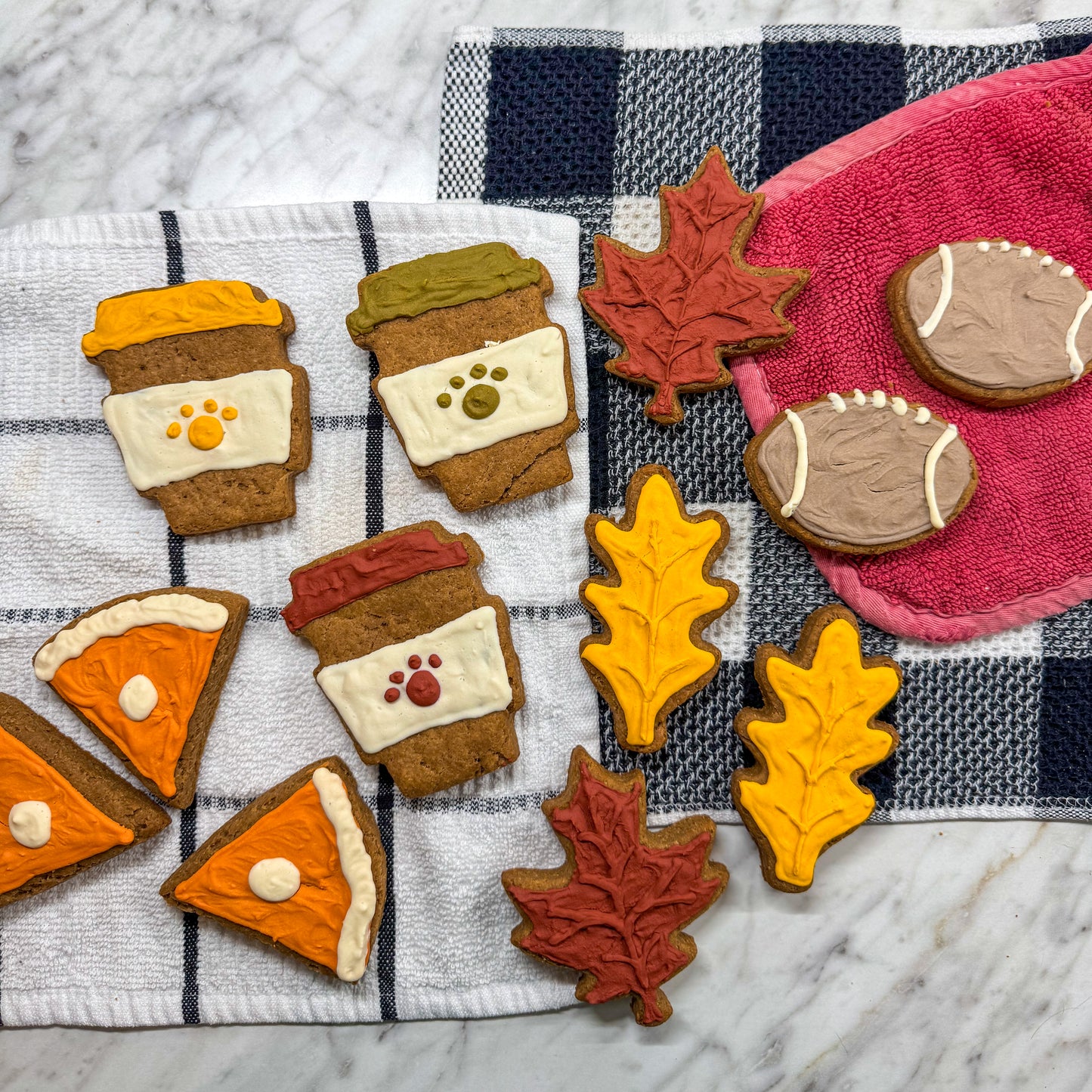 Peanut Butter Dog Treats – Happy Fall Cookie Gift Box