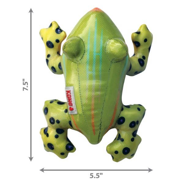 KONG Shieldz Frog Dog Toy (Medium)