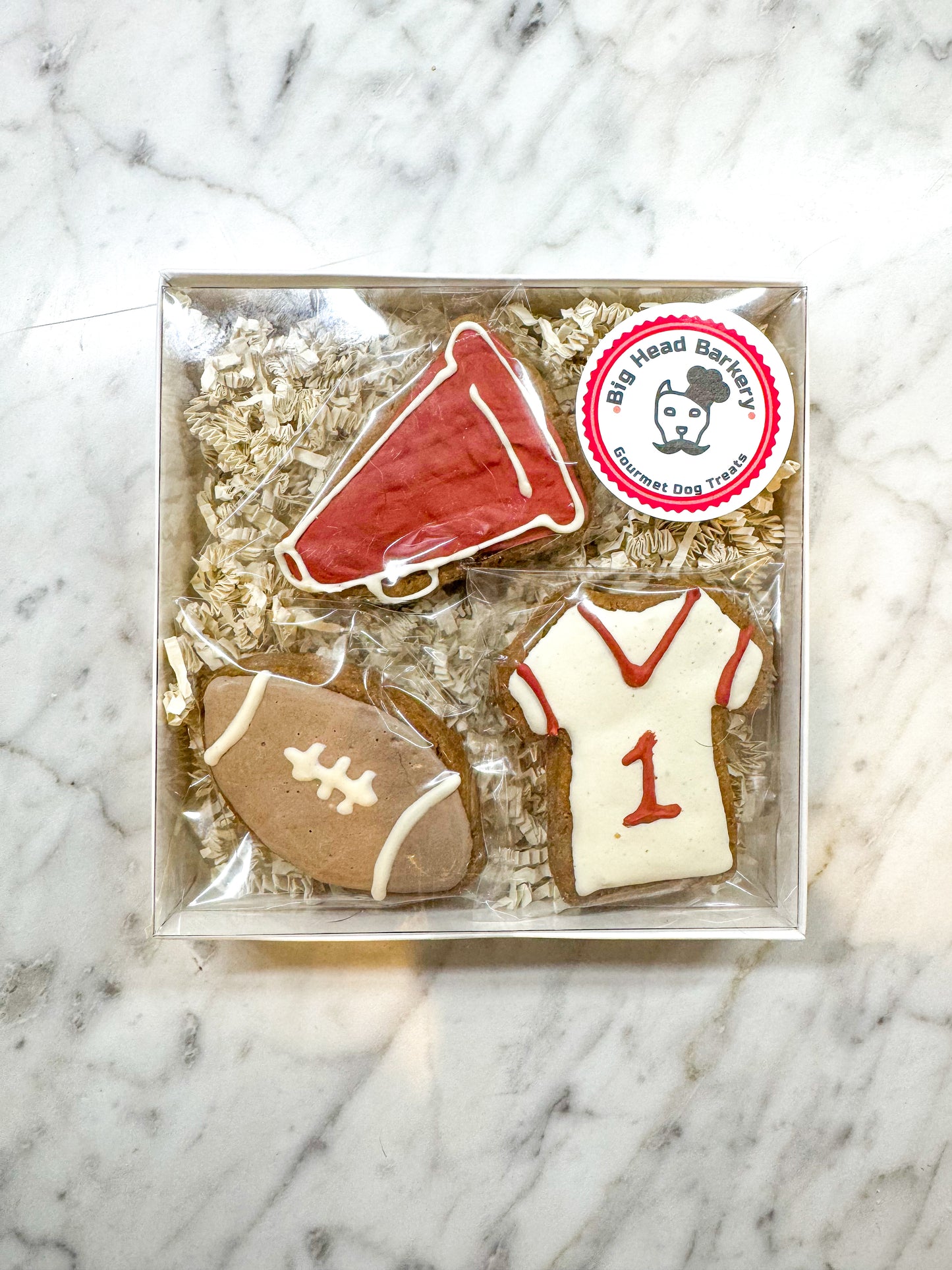🏈 Touchdown Treats: Football-Themed Peanut Butter Dog Cookies
