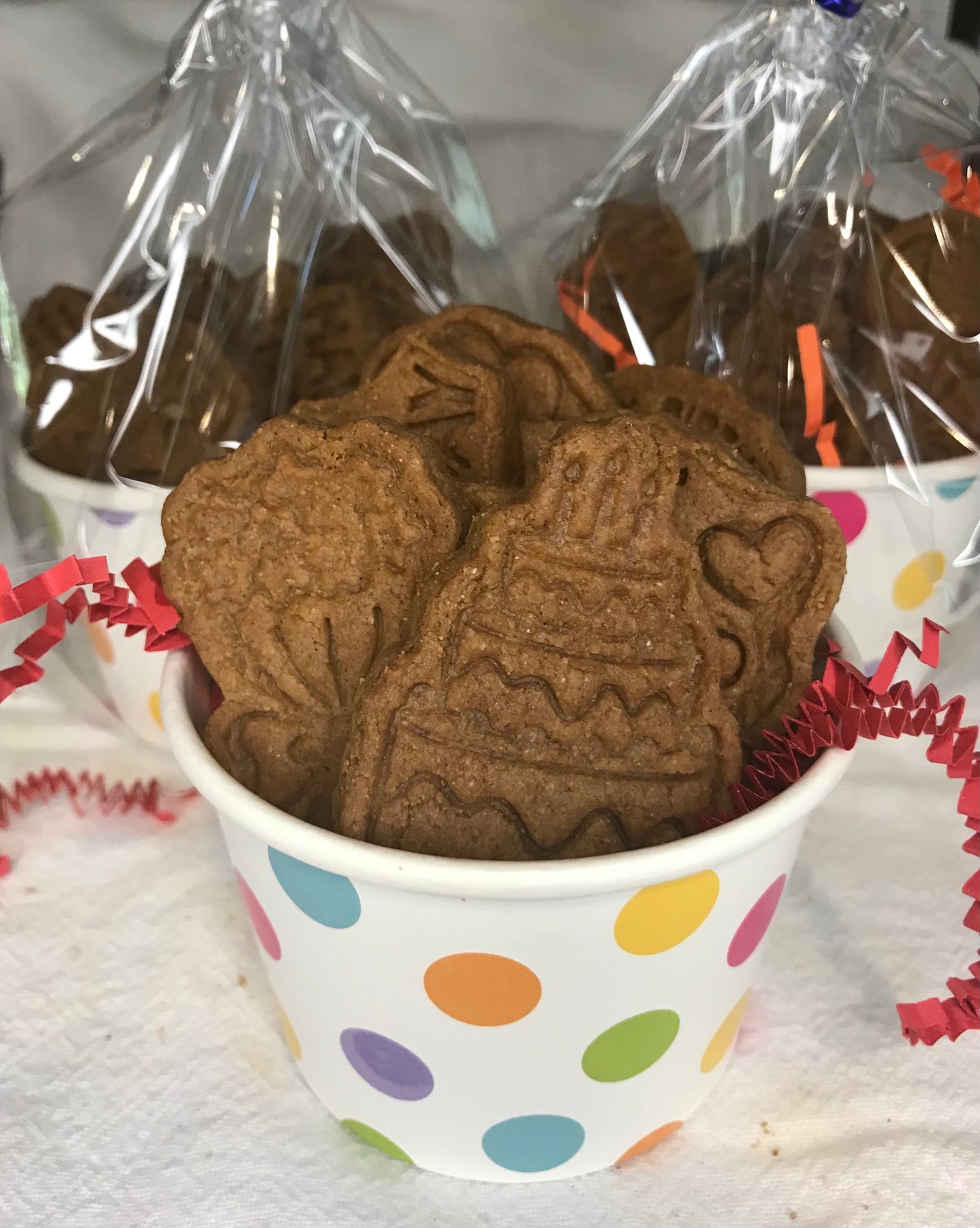 🎉 Stamped Peanut Butter Birthday Cookies for Dogs