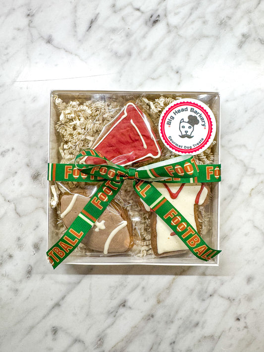 🏈 Touchdown Treats: Football-Themed Peanut Butter Dog Cookies