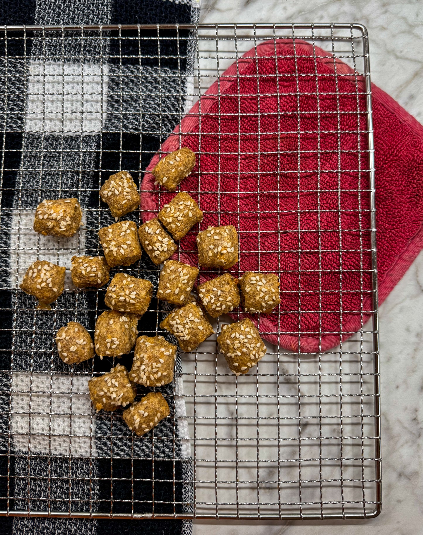 Cheddar Cheese Dog Treats – Parmesan Pretzel Bite Snacks