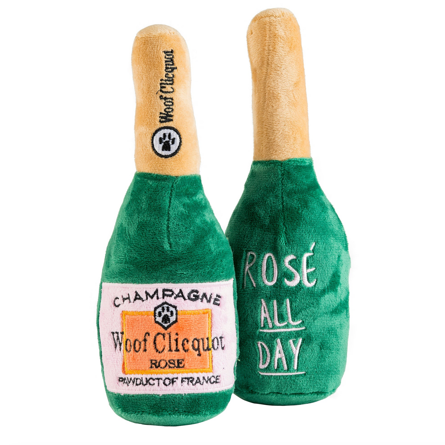 Woof Clicquot Rosé Dog Toy