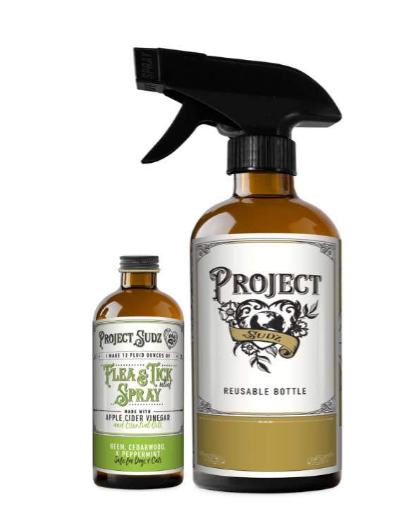 Flea & Tick Relief Spray Concentrate – Natural Defense for Dogs