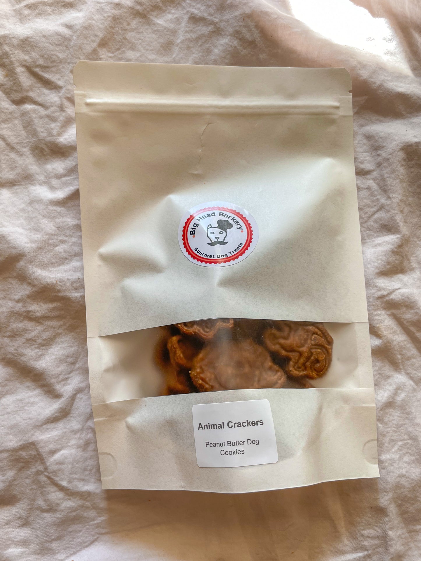 Peanut Butter Dog Treats – Animal Cracker Shaped Biscuits