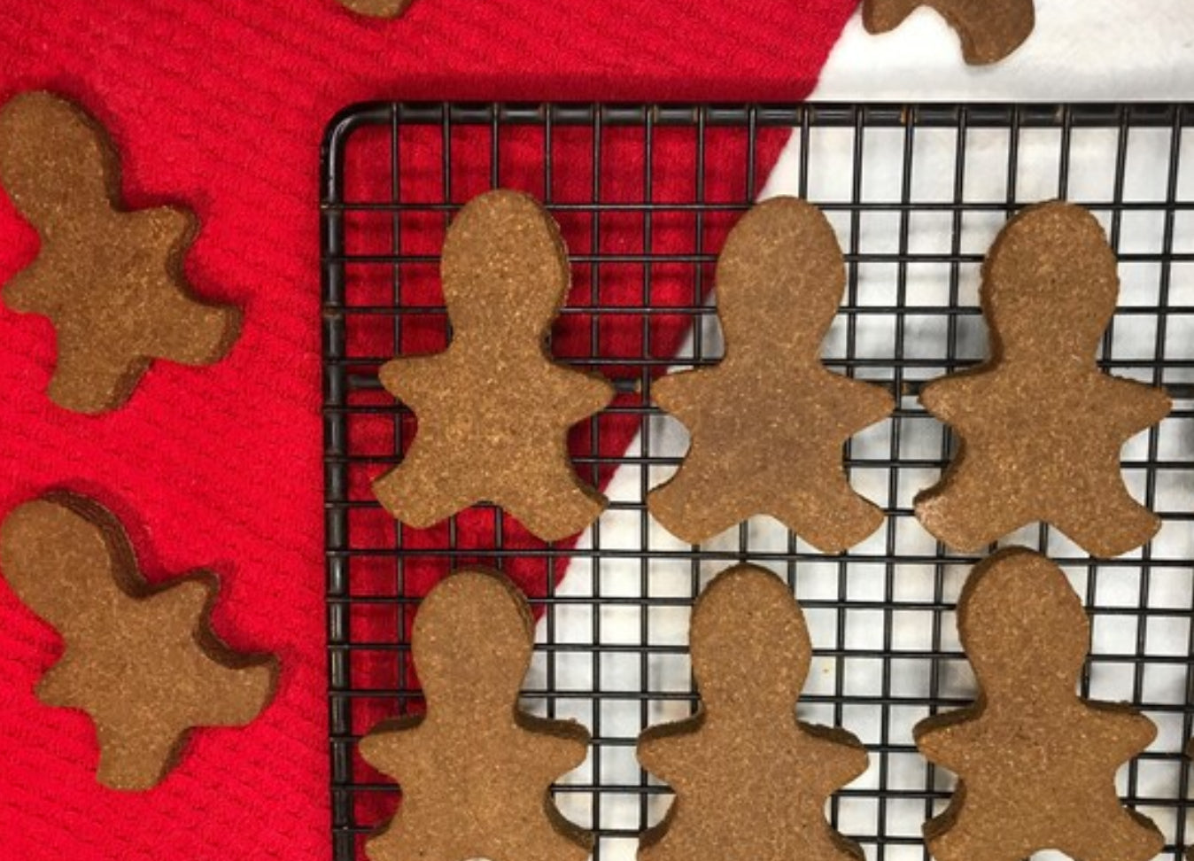 Gingerbread Men Dog Cookies