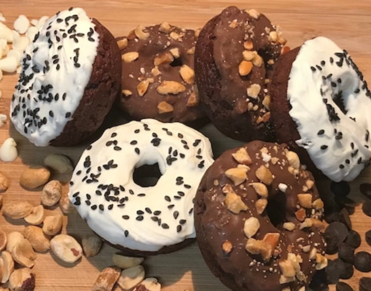 Peanut & Yogurt Pup Donuts
