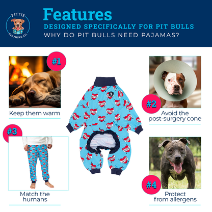 Couch Potato Dog Pajamas – Purple