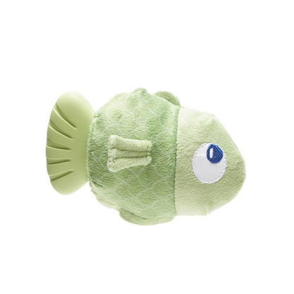 Fish Dog Toy – Tough Plush & Rubber Core