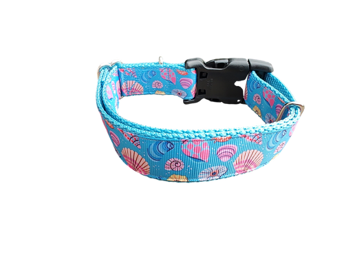 Doot's Pet - Collars For A Cause - Seashells Nylon Dog Collar