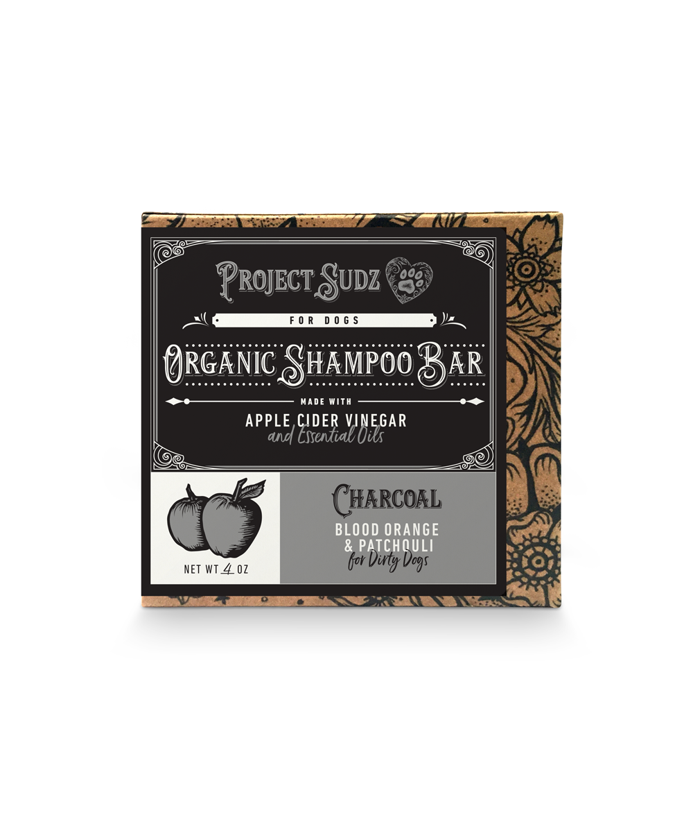 Charcoal Dog Shampoo Bar – Deep Clean & Odor Control