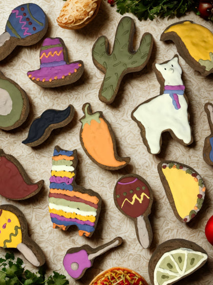 Cinco De Mayo Dog Cookie Gift Set