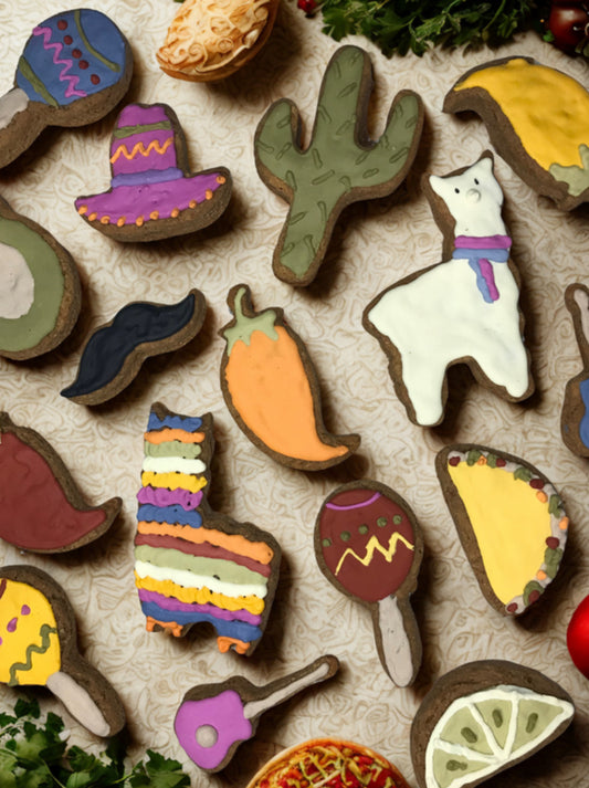 Cinco De Mayo Dog Cookie Gift Set