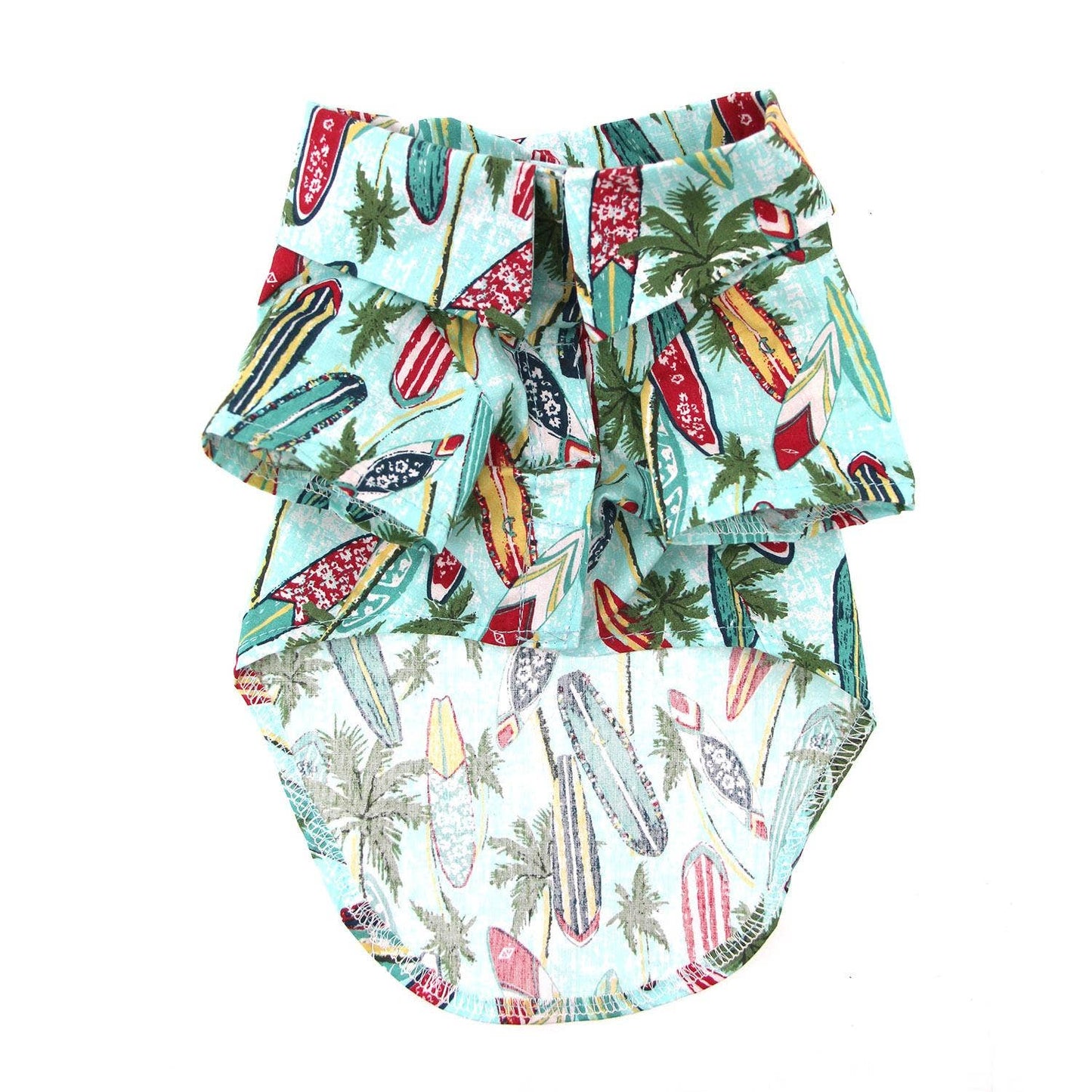 Doggie Design - Hawaiian Camp Shirt - Surfboards and Palms