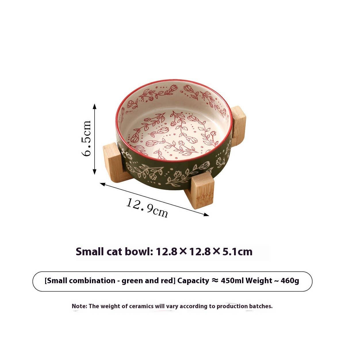Boho Ceramic Elevated Bowl