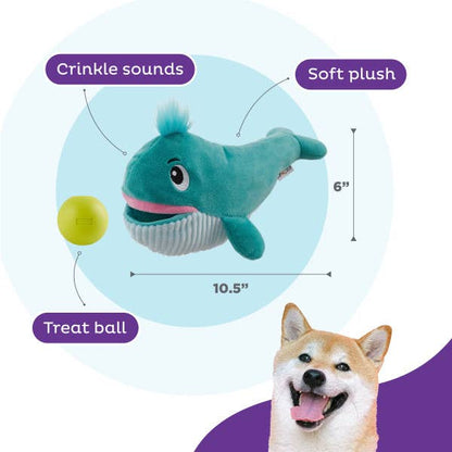 Pet Palette Distribution - Nina Ottosson Big Mouthz Whale Interactive Dog Puzzle Toy