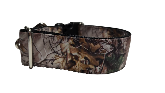 Doot's Pet - Collars For A Cause - 1.5" Wide Woods Camouflage Nylon Dog Collar