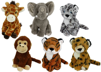 Multipet Eco Safari Animal Plush Dog Toy Assrt. 8"