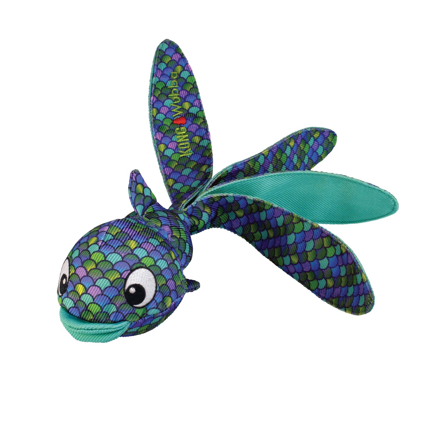 KONG Wubba Finz Dog Tug Toy (Blue, Large)