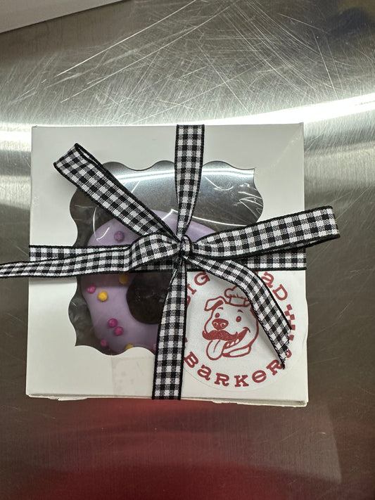 Decorated Doggie Donut Gift Box