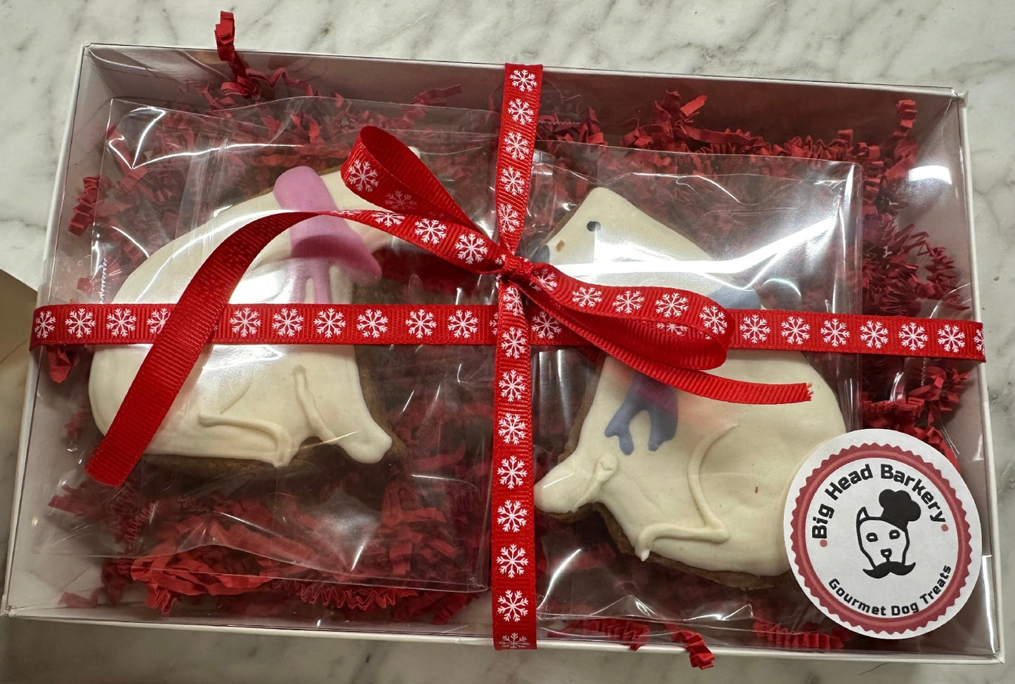 Peanut Butter Dog Treats – Polar Bear Cookie Gift Box