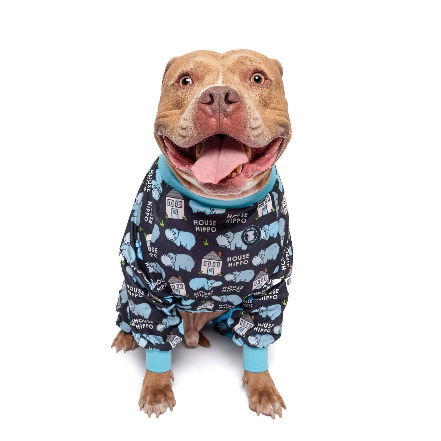 Pittypotamus Dog Pajamas – Black