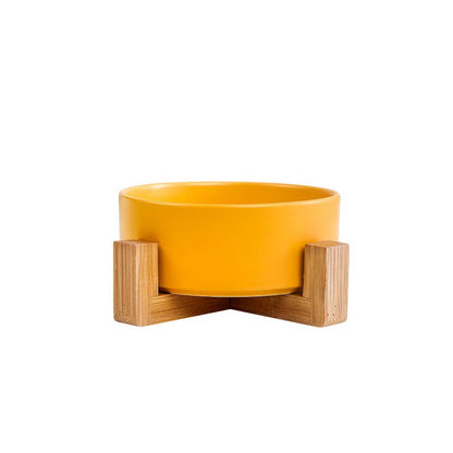 Raised Ceramic Pet Bowl