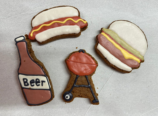 Chilling and Grilling Peanut Butter Dog Treat Gift Set