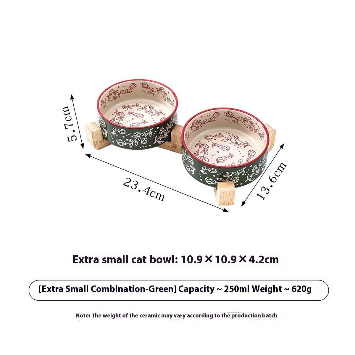 Boho Ceramic Elevated Bowl