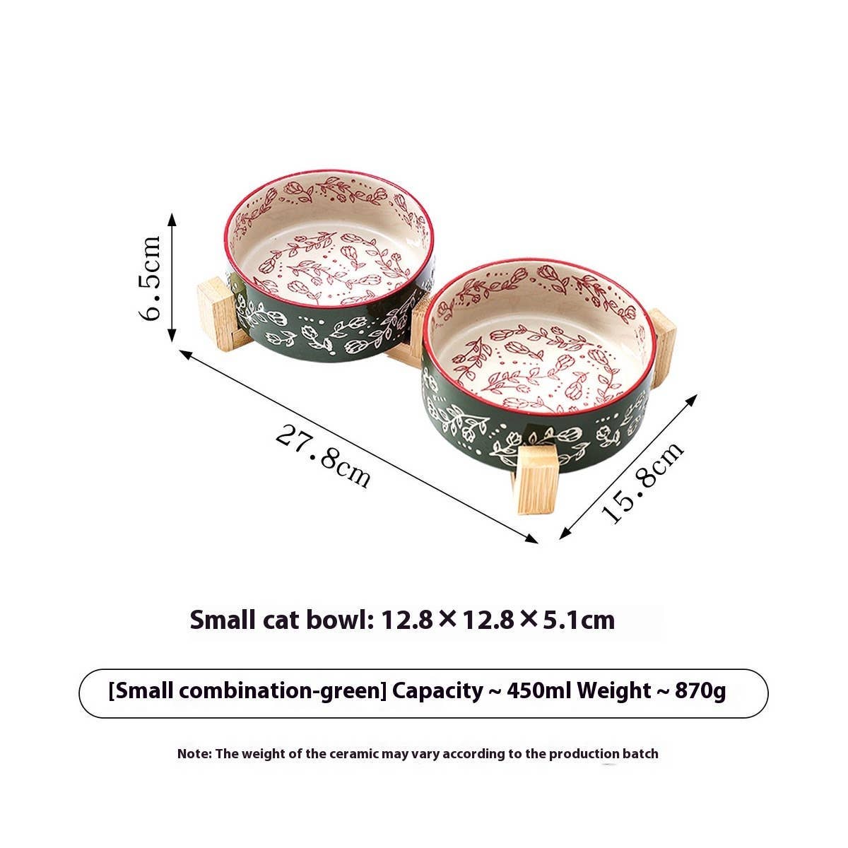 Boho Ceramic Elevated Bowl