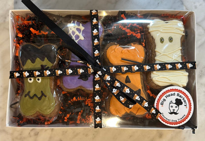 Spooky Bone Halloween Peanut Butter Dog Cookies