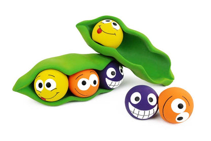 Three Peas in a Pod Dog Toy (Latex, 7.5”)