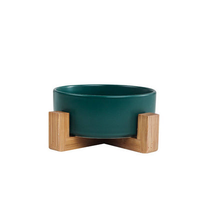 Raised Ceramic Pet Bowl