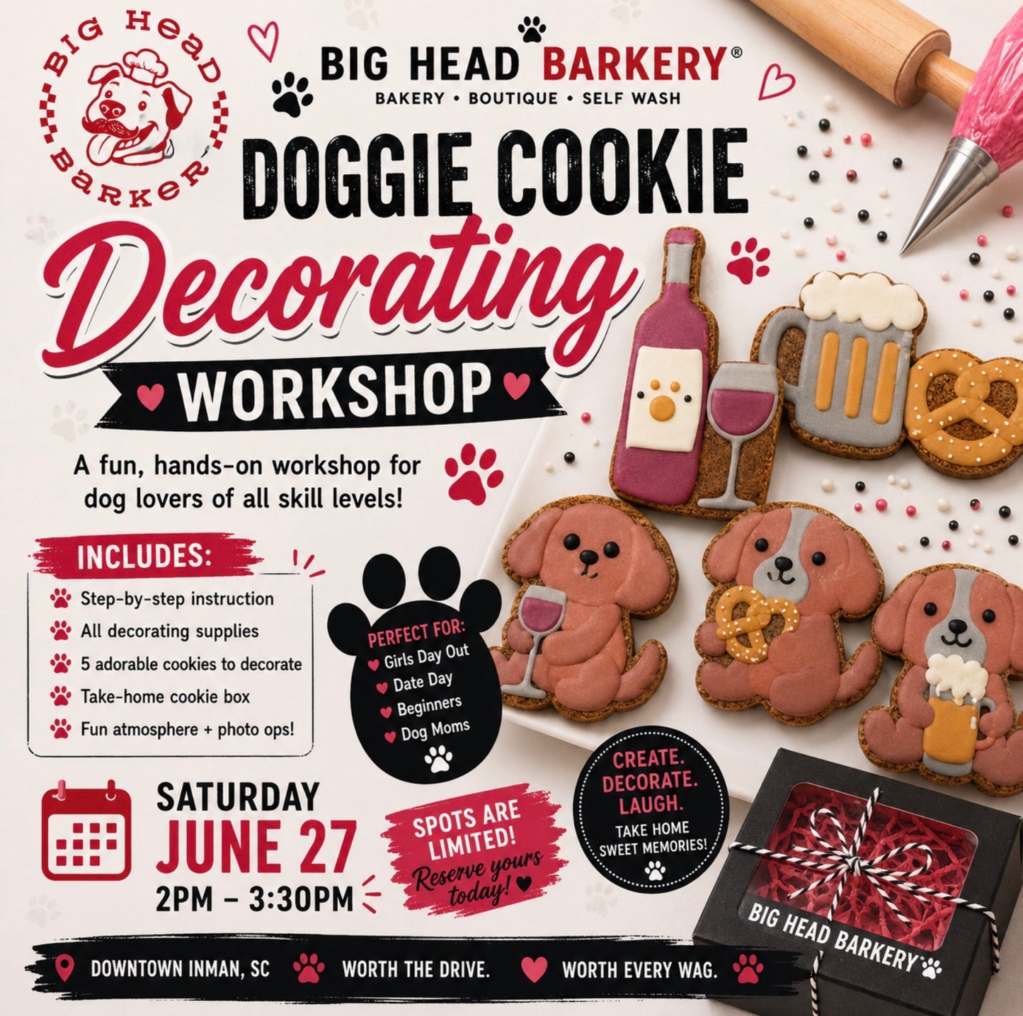 In-Person Doggie Cookie Decorating Workshop
