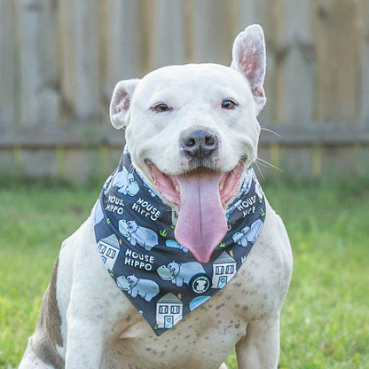 Pitty-potamus Dog Bandana – Classic Black