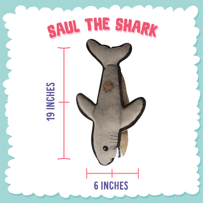 Shark Dog Toy (2-in-1)