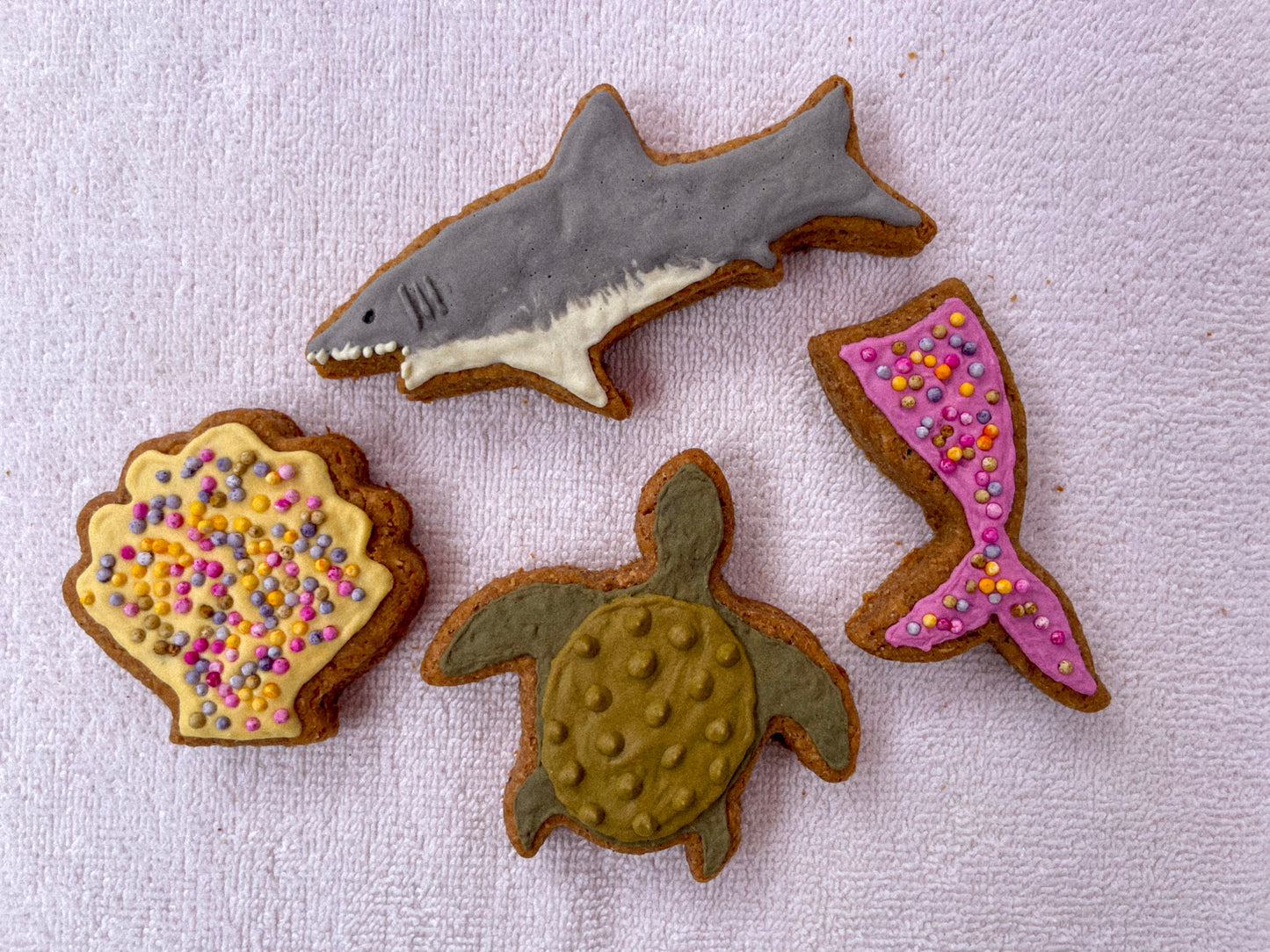 Peanut Butter Dog Treats – Under the Sea Ocean Cookies
