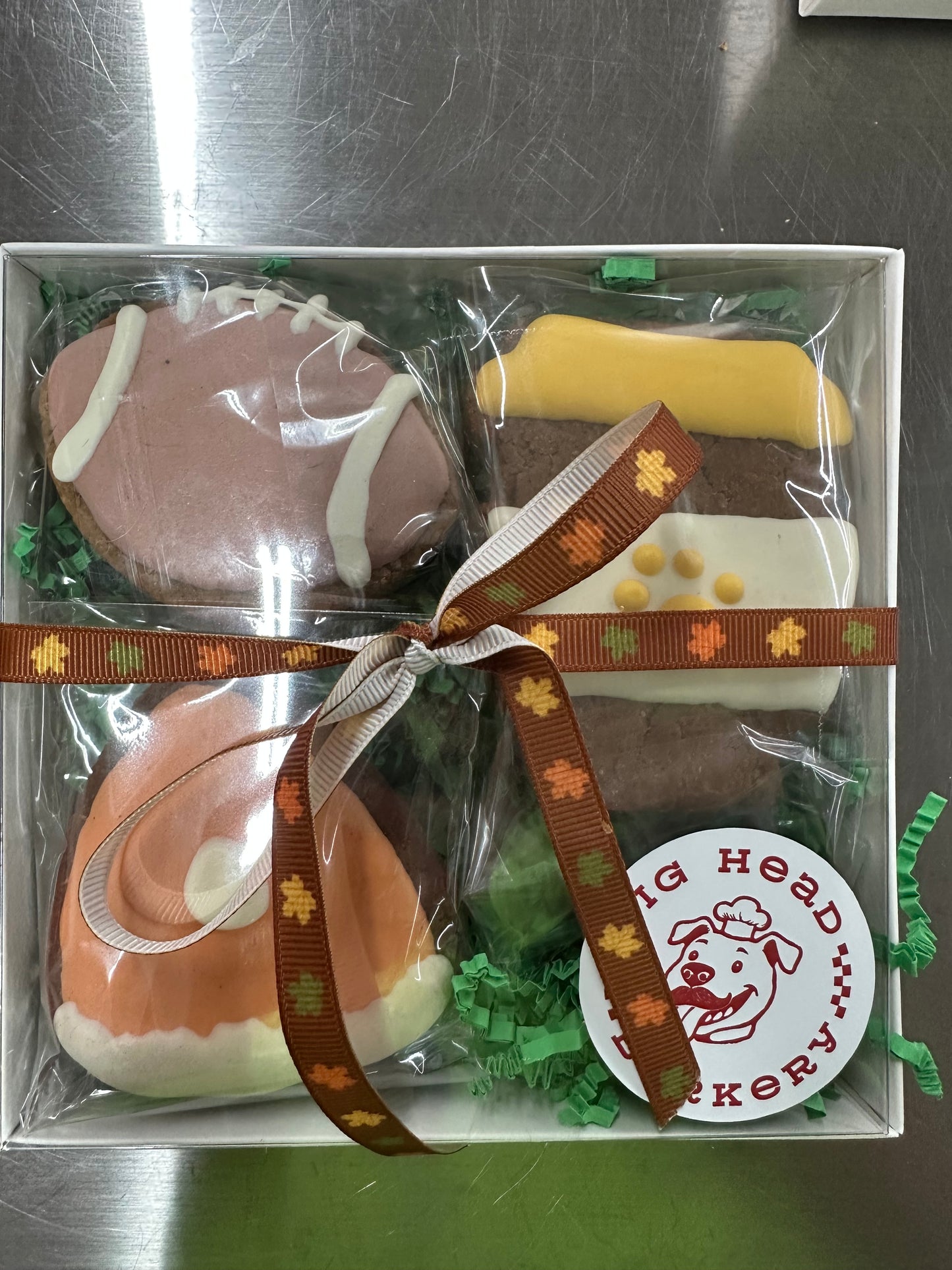 Fall Game Day Trio | Peanut Butter Dog Cookie Gift Set