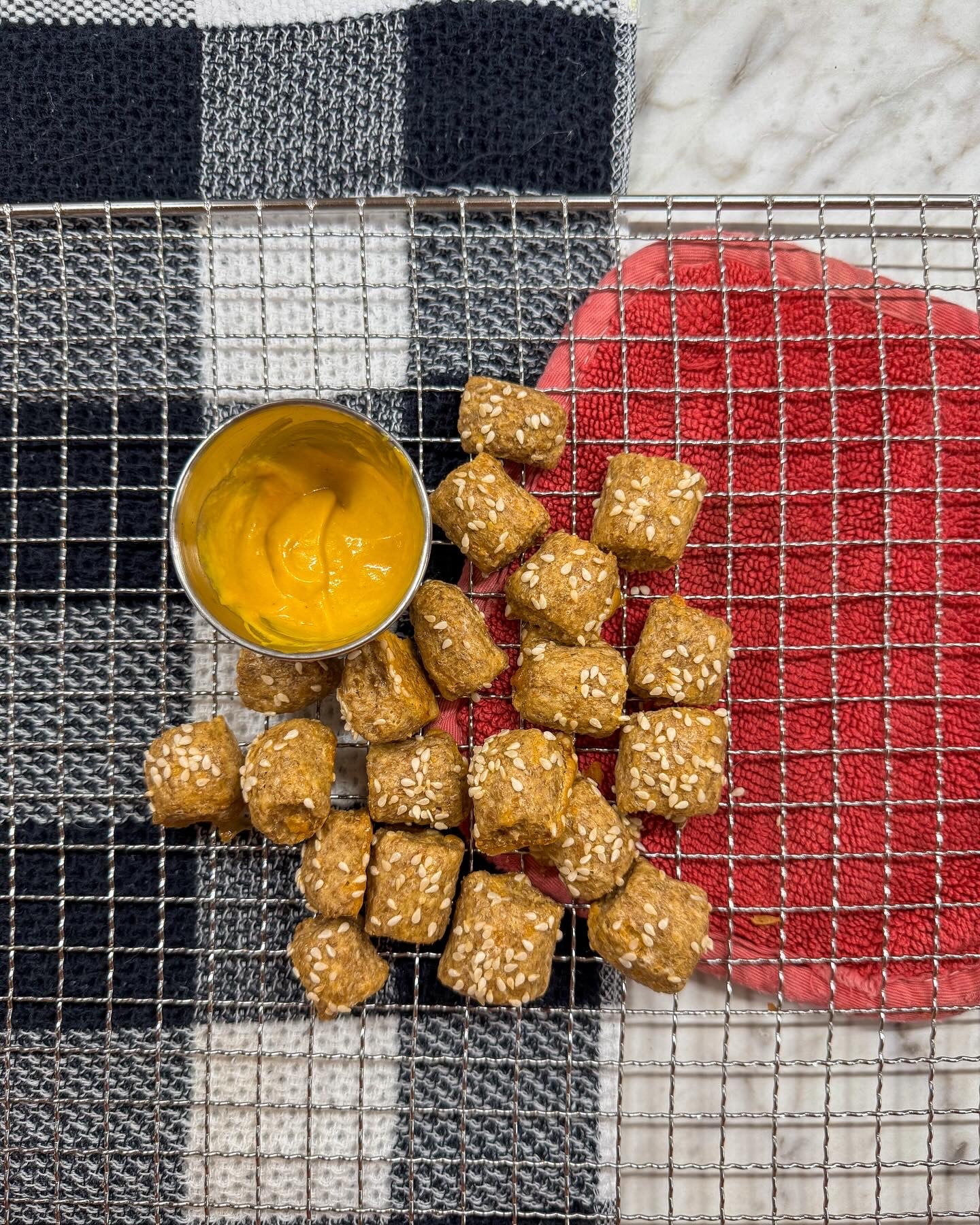 Parmesan Cheddar Pretzel Bites