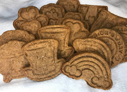 Peanut Butter Dog Treats – St. Patrick’s Day Dog Cookies