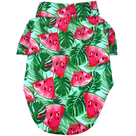 Doggie Design - Hawaiian Camp Shirt - Juicy Watermelon