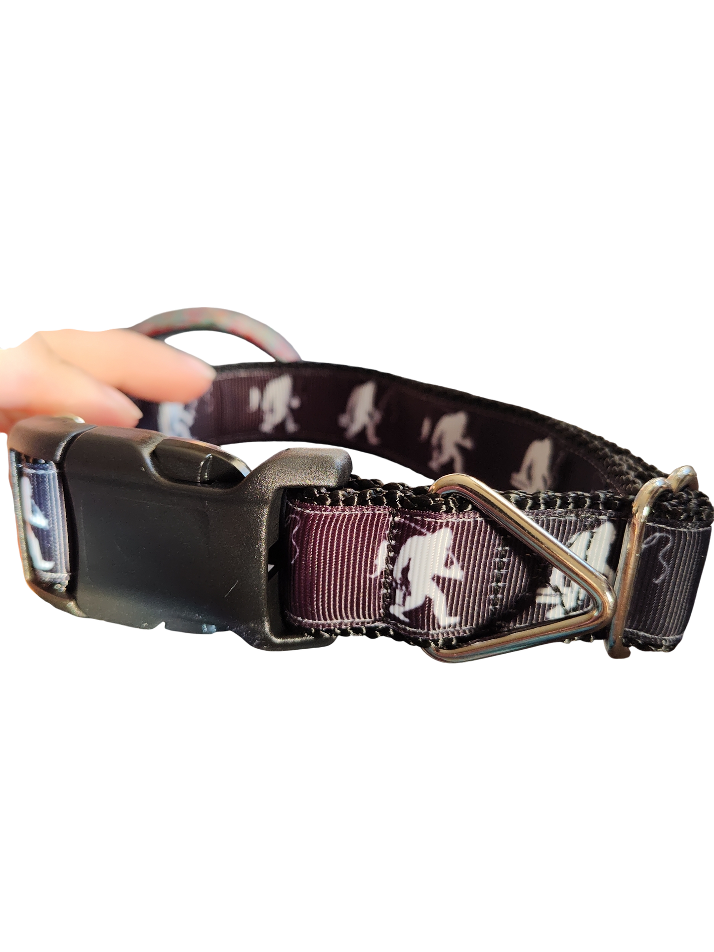 Doot's Pet - Collars For A Cause - Fishing Sasquatch Nylon Dog Collar MD, LG, XL, Leash