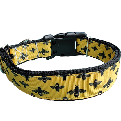 Bee Happy Dog Collar