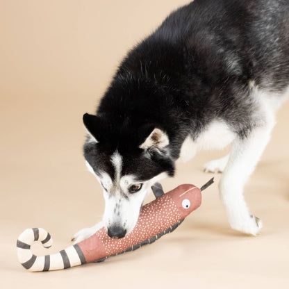 Petshop by Fringe Studio - CANVAS SQUEAKER DOG TOY ONE IN A CHAMELEON