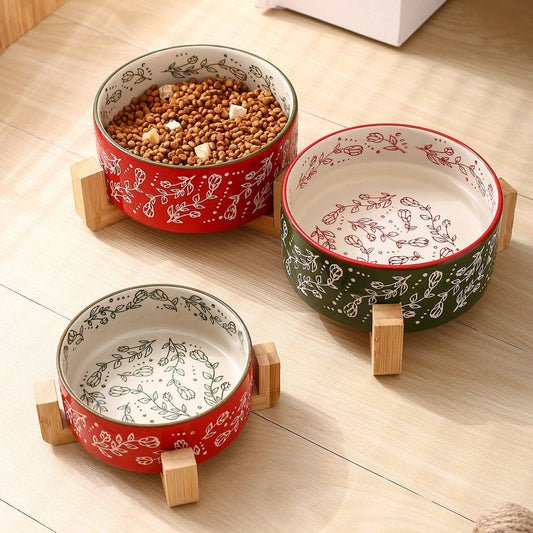 Boho Ceramic Elevated Bowl