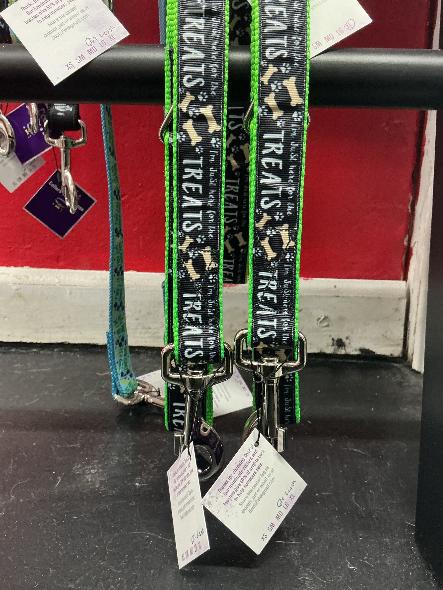 Here for the Treats Leash