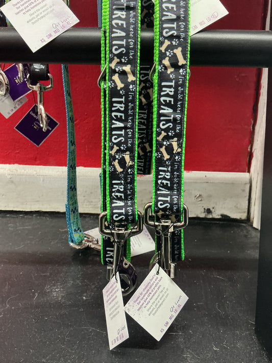 Here for the Treats Leash