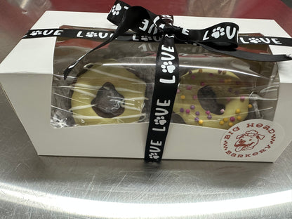 Decorated Doggie Donut Gift Box