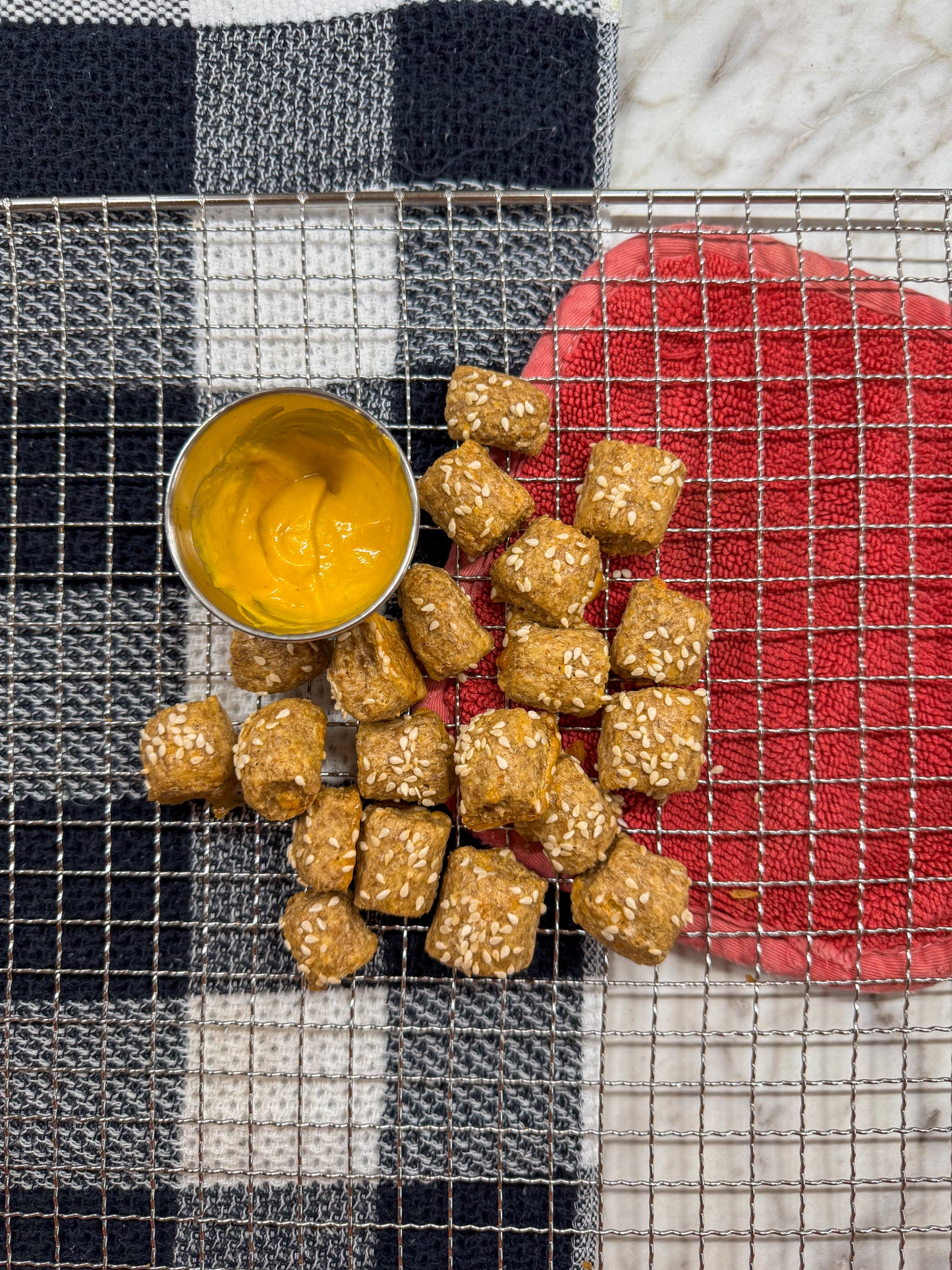 Parmesan Cheddar Pretzel Bites