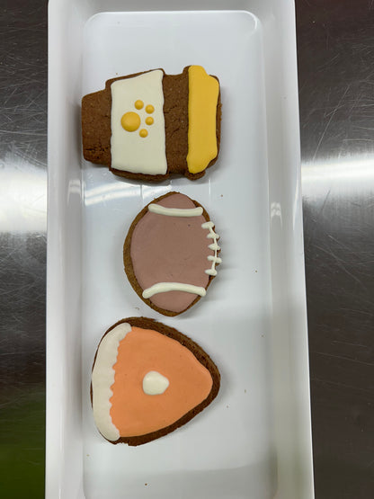 Fall Game Day Trio | Peanut Butter Dog Cookie Gift Set